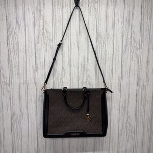 Michael Kors Large Jessie Bag Brown Black EUC